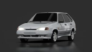 Lada 2114 Black/Silver Edition Wheels