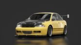Audi s4 2000 track 00 vegas yellow