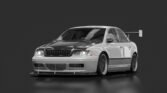 Audi s4 2000 track 01 floret silver metallic