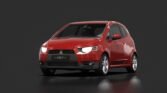 Mitsubishi colt ralliart 1 0 rosso alfa
