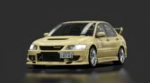 Mitsubishi lancer evolution vii [ct9a] elysium yellow