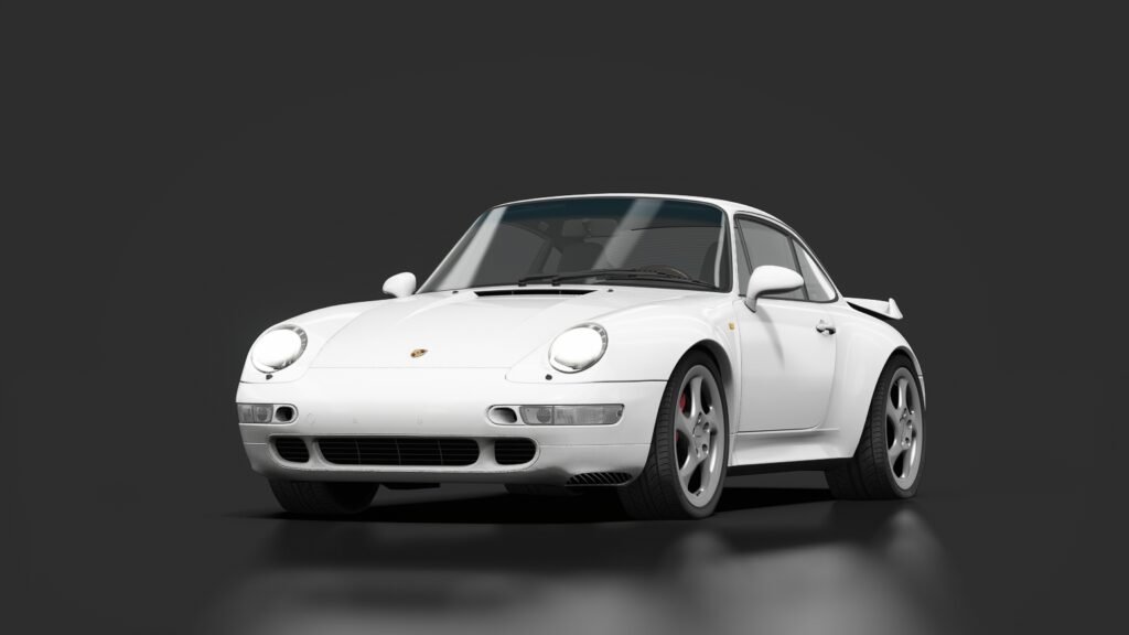 Porsche 911 (993) turbo gran prix white