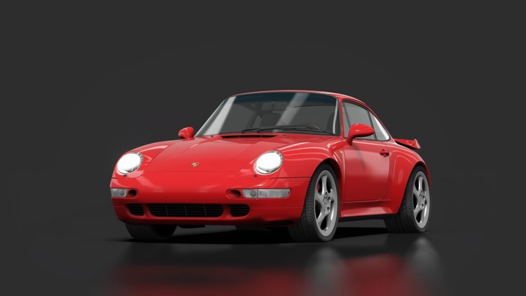 Porsche 911 (993) turbo guards red