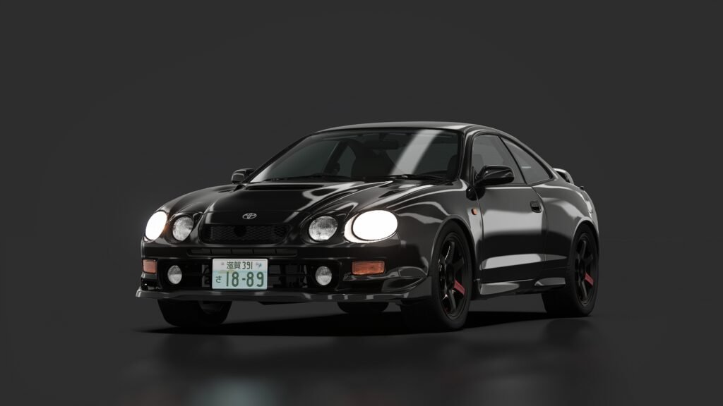 Toyota celica st205 tuned 04 black