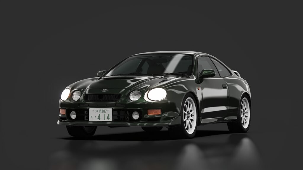 Toyota celica st205 tuned 05 hakone green