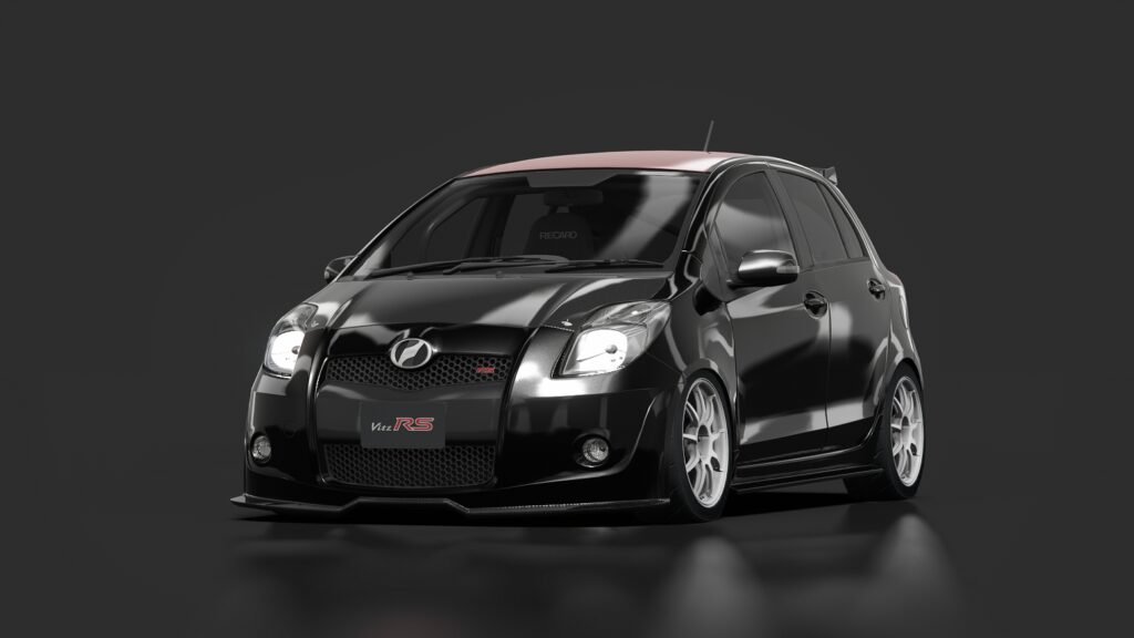Toyota vitz rs 1 black mica