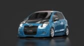 Toyota vitz rs 1 blazing blue pearl