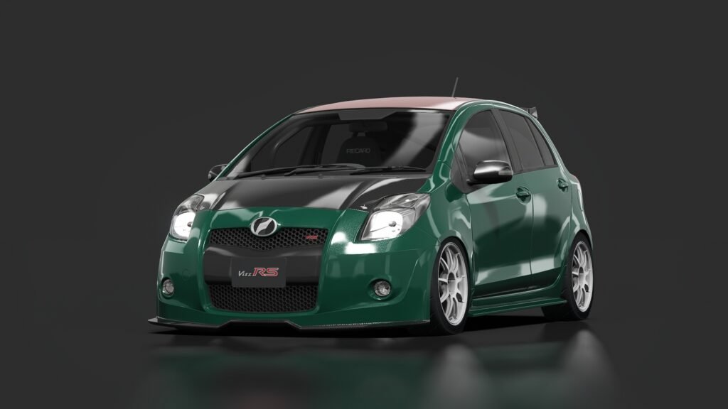 Toyota vitz rs 1 british racing green metallic