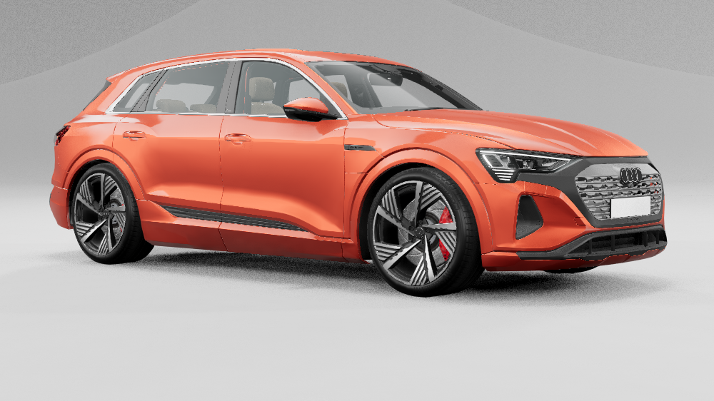 Versão Q8 e-tron 55 quattro s-line