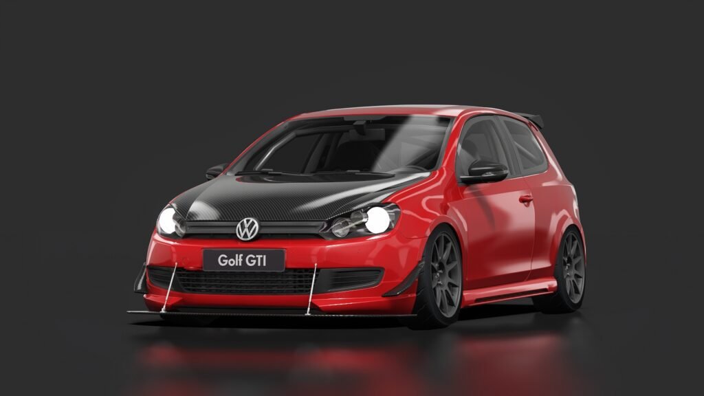 Volkswagen golf gti 2010 track 01 tornado red
