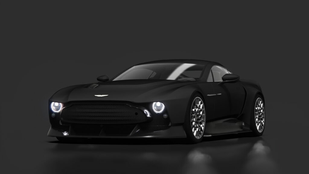 Aston martin victor 02 satin jet black