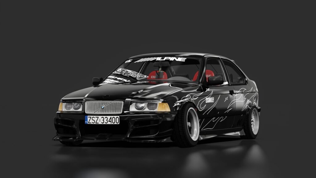 Bmw 318ti e36 czorny