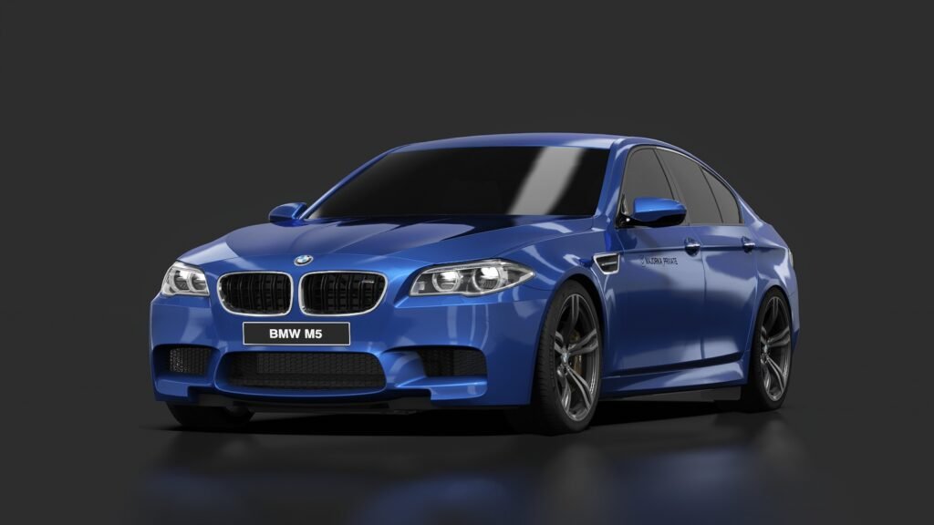 Bmw m5 f10 1 monte carlo blue metallic stock