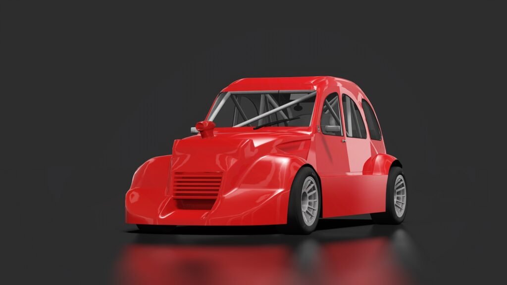 Citroen 3cv formula 1 1rojo