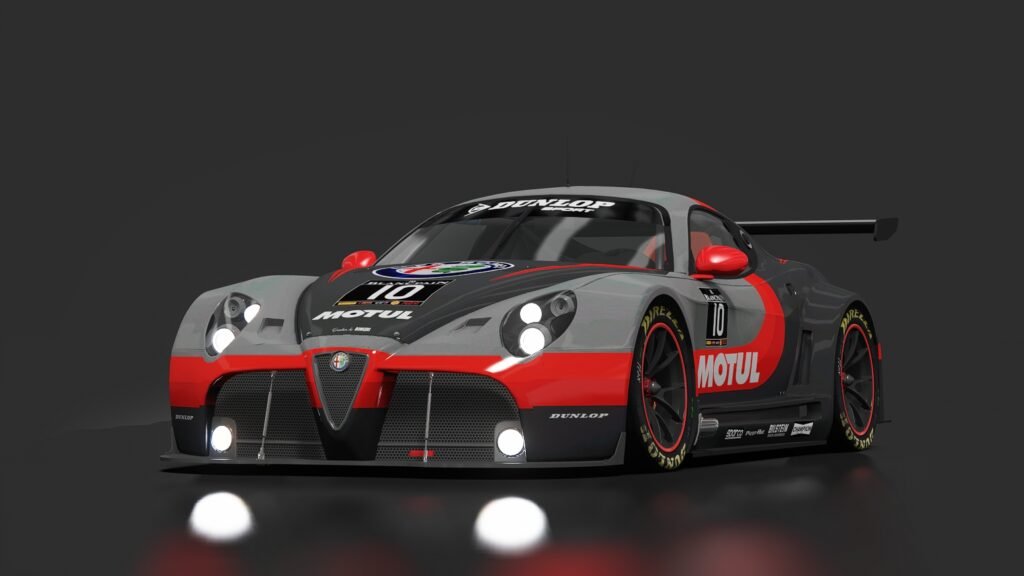 E alfa romeo 8c gt3 motul 10