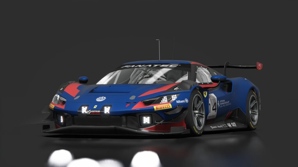 E ferari 296 gt3 2023 gtwc 14 emil frey racing