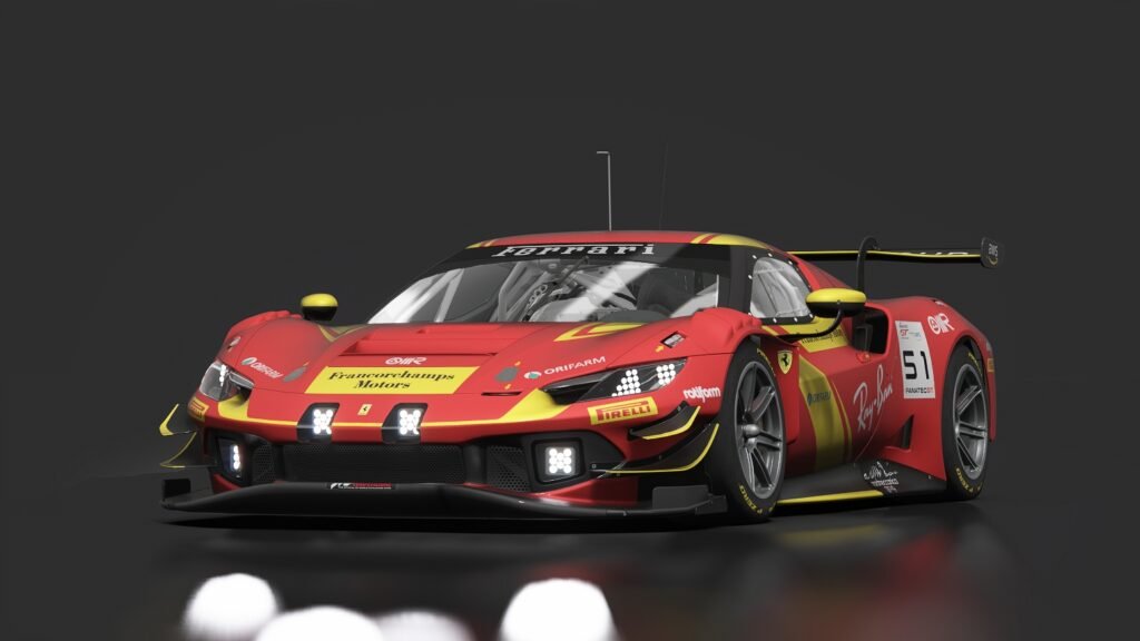 E ferari 296 gt3 2023 gtwc 51 af corse