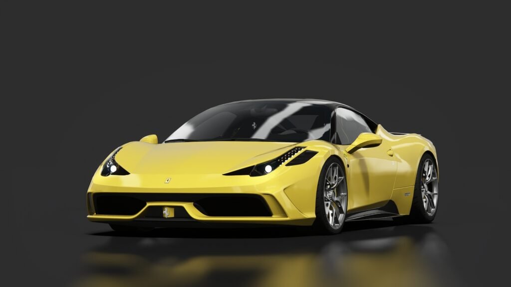 Ferrari 458 italia novitec f1 04 giallo modena dark top
