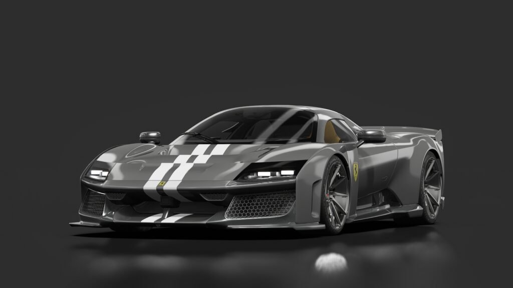 Ferrari f80 speciale onvisu! society 06 alluminium lucido