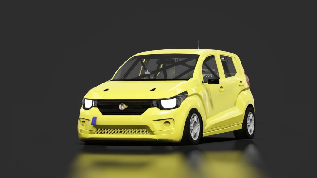 Fiat uno mobi interliga pro racing asm amarillo