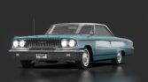 Ford galaxie 500 406 2 door (lhd) 1963 street car blue