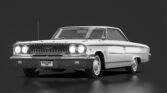 Ford galaxie 500 406 2 door (lhd) 1963 street car white
