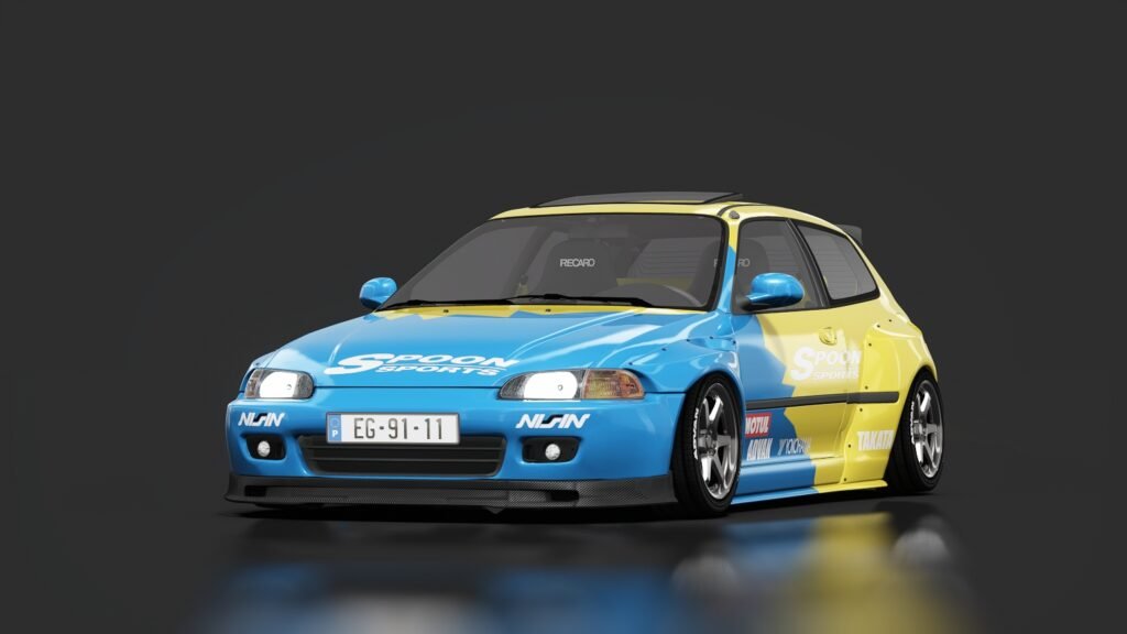 Honda civic eg6 pandem street 1 spoon