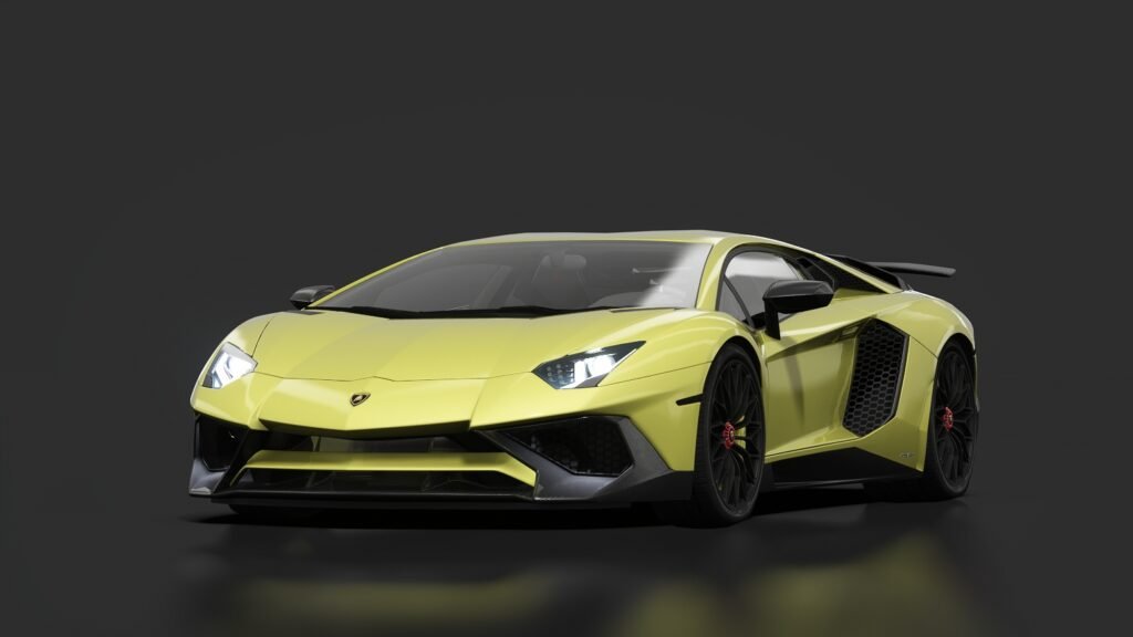 Lamborghini aventador sv tgn giallo maggio