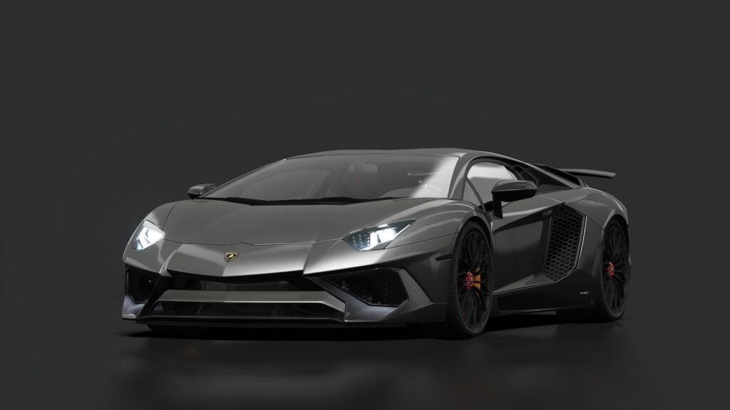 Lamborghini aventador sv tgn grigio titans