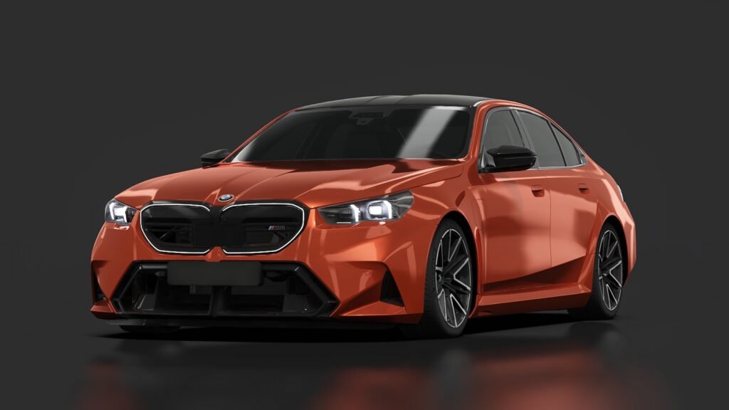 Laneghosts bmw m5 g90 4 dragon fire red metallic