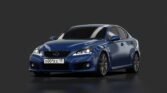 Lexus is f facelift blue mica
