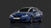 Lexus is f facelift blue mica rest