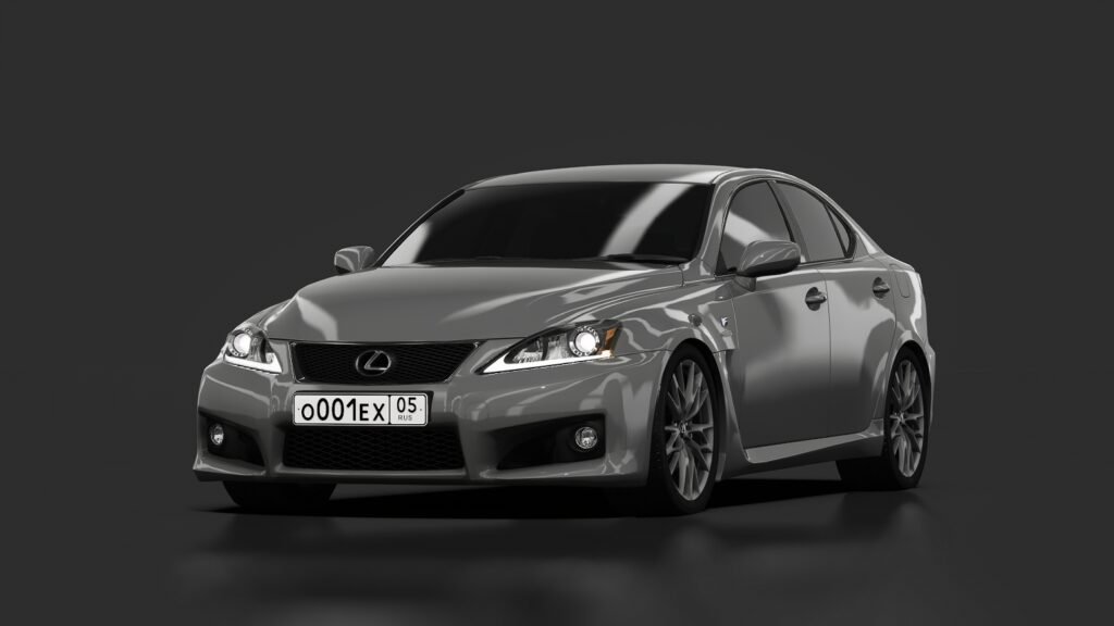 Lexus is f facelift grey rest