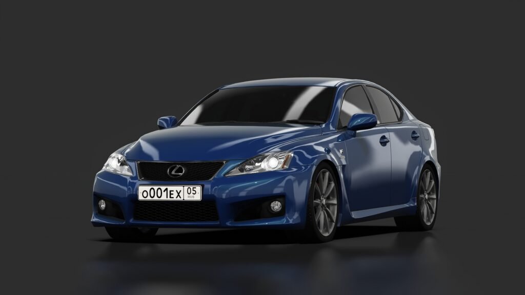 Lexus is f pre facelift blue mica
