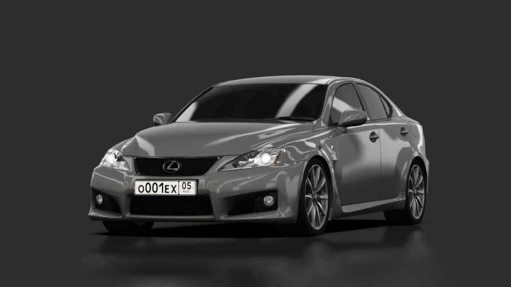 Lexus is f pre facelift grey rest