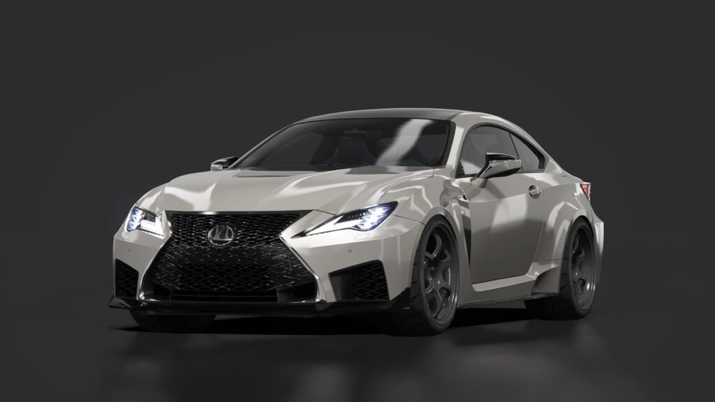 Lexus rc f track edition 2022 kashkarti atomic silver metallic