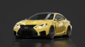 Lexus rc f track edition 2022 kashkarti flare yellow