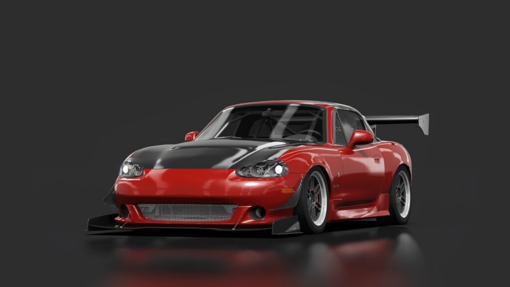 Mazda mx 5 2001 track turbo 00 soul red metallic