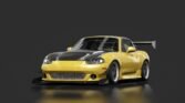 Mazda mx 5 2001 track turbo 01 competition yellow