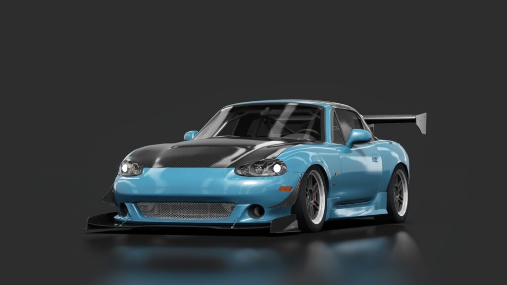 Mazda mx 5 2001 track turbo aquatic blue mica
