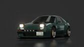Mazda rx 7 gt x rocket bunny 02 british racing green