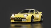 Mazda rx 7 gt x rocket bunny 04 racing yellow