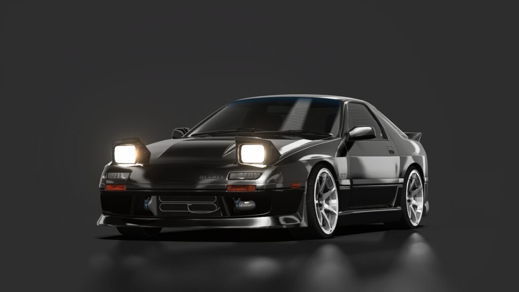 Mazda rx 7 black