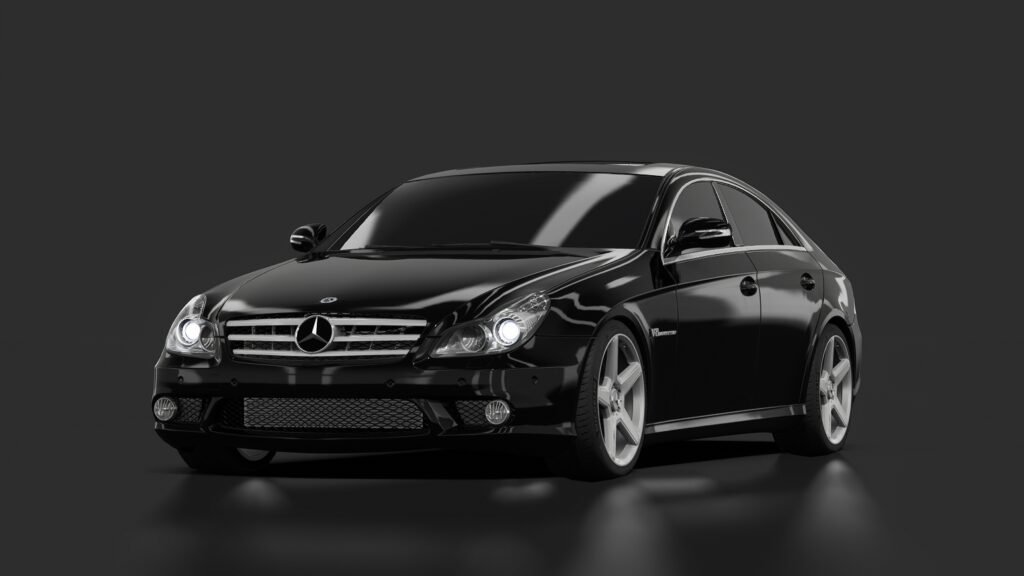 Mercedes w210 55 amg black