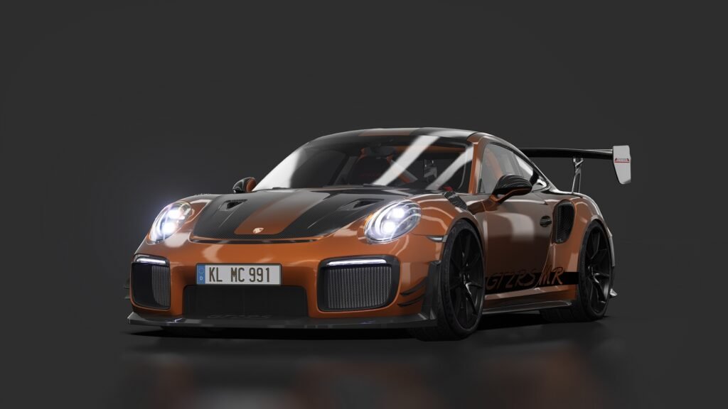 Porsche 911 gt2 rs mr nordschleife 02 lava orange