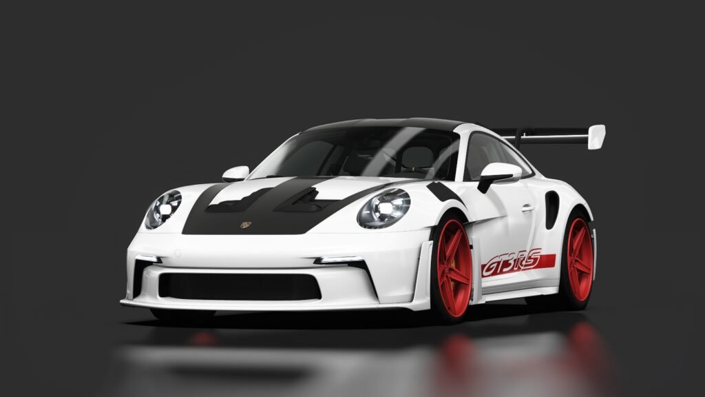 Porsche 911 gt3 rs (992) paintmatch 01 itsdraik 041 white