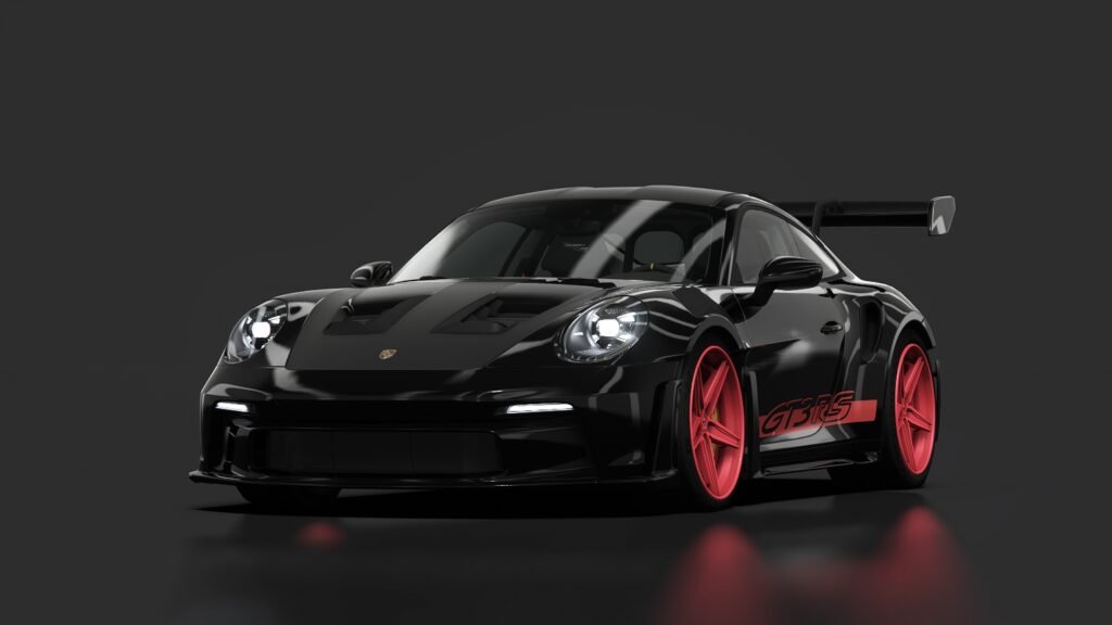 Porsche 911 gt3 rs (992) paintmatch 02 itsdraik 041 black