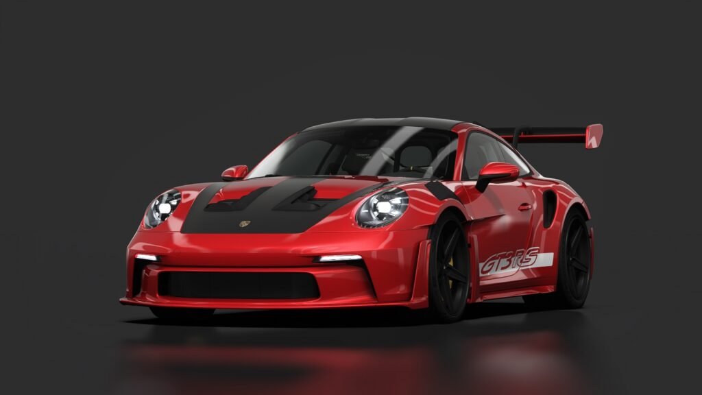Porsche 911 gt3 rs (992) paintmatch 03 itsdraik 84a guards red