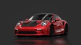 Porsche 911 gt3 rs (992) wingless paintmatch 03 itsdraik 84a guards red