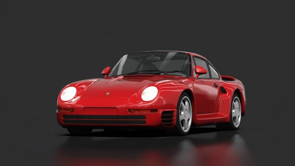 Porsche 959 guards red